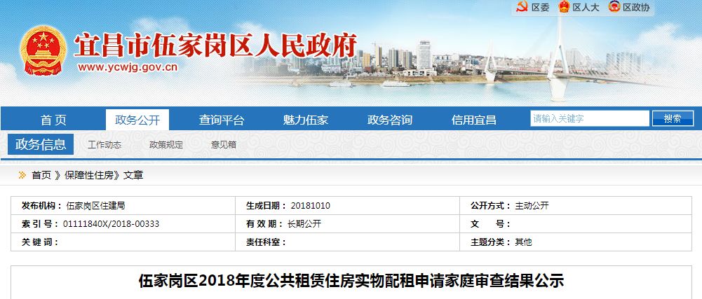 宜昌市公租房最新消息-宜昌公租房动态资讯