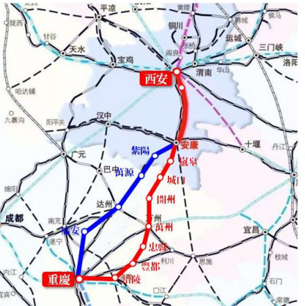 广安铁路最新规划图-广安铁路规划蓝图揭晓